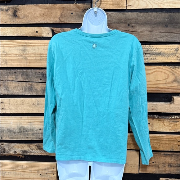 Life is Good long-sleeve t-shirt features a gardening-themed graphic design Med - Picture 4 of 5